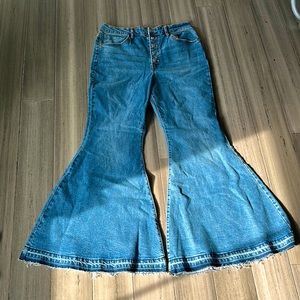 Wild Fable highest rise extreme flare jeans.
